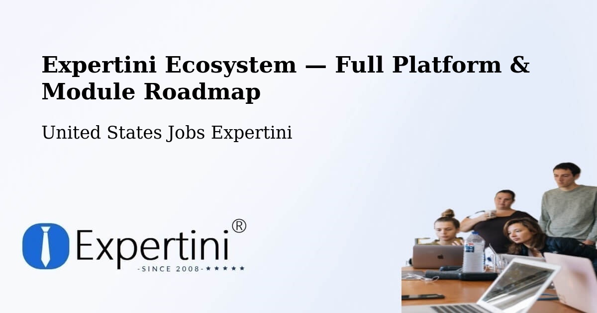 Expertini Ecosystem — Full Platform & Module Roadmap – Cypress